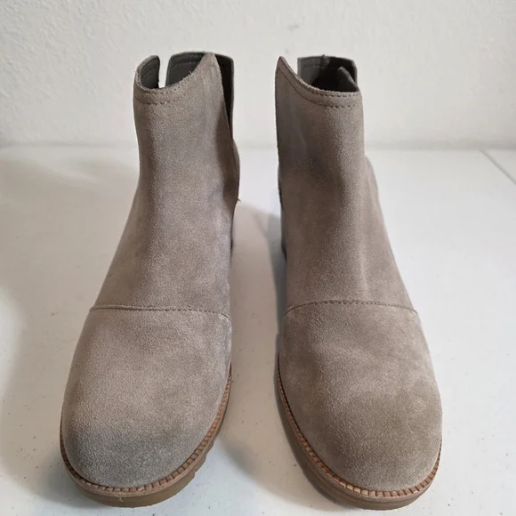 SOREL Cate Cut-Out Booties In Ash Tan Size 8.5 - Picture 5 of 12